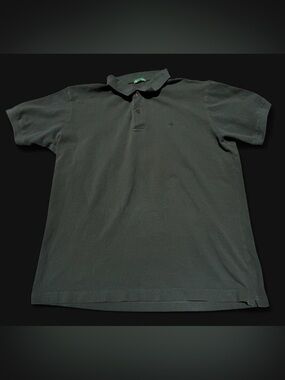 United Colors of Benetton Olive Green Polo Shirt Men’s L